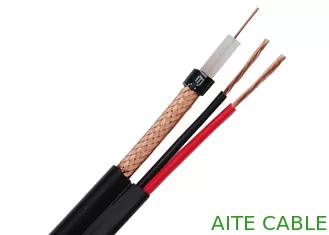 China VR90+2C Siamese CCTV Coaxial Cable Solid PE Insulation South Africa Market supplier