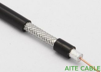 China RG6 CATV 75 Ohm Coaxial Cable 18 AWG CCS Telecom Wire for TV Video supplier