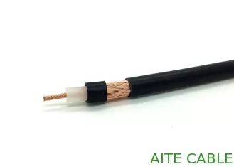 China RG213 50 Ohm Coaxial Cable 7*0.75 Tinned or Bare Copper Conductor Antenna Wire supplier
