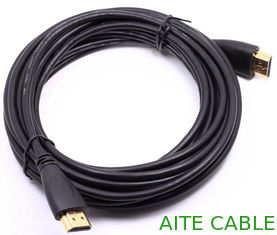 Chine l'or 1.4V a plaqué le câble de HDMI poids du commerce un mâle à un Ethernet du mâle 1080P 4K fournisseur