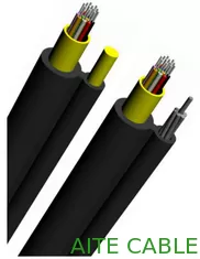 China Cable tensado de descenso del almacenador intermediario del tubo flojo autosuficiente interior de la fibra óptica de GJYFBTCH proveedor