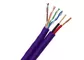 Network with Power CCTV Cable 8 Fig PVC UTP CAT5E+2C IP Camera Cable supplier