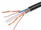 UTP CAT6 Network Lan Cable PVC+UV PE Double Sheath Outdoor PE Computer Wire supplier