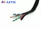 Lan del higo 23AWG CCA de UTP CAT6+2C 8 del alambre de la cámara IP de la red con el cable del CCTV del poder proveedor