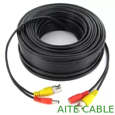 China Power and Video Wire VP50 BNC and DC F to M Plug Pre Made Coaxial Cable Patch Cord supplier