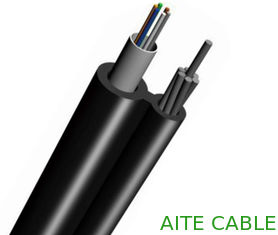 China GYFXTC8Y Aerial Figure 8 Fiber Optic Cable with Steel Stranded Supporting supplier