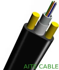 China Cable de fibra óptica al aire libre del palmo plano de GYFXTY-FL FTTH para la instalación del conducto y del conducto proveedor