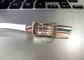 Shielded RJ45 Modular Plug with a Hole FTP CAT5E 3U Gold Plated 8P8C Ethernet Connector supplier