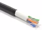 PE résistant UV de câble LAN De réseau d'UTP CAT6 avec le fil d'ordinateur rempli par gelée de gaine de double de PVC fournisseur