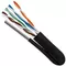 Twisted Network Lan Cable UTP CAT5E+MS with Self-Supporting Steel Messenger UV PE Outdoor supplier