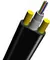 Câble de fibre optique extérieur d'envergure plate de GYFXTY-FL FTTH pour l'installation de conduit et de conduit fournisseur